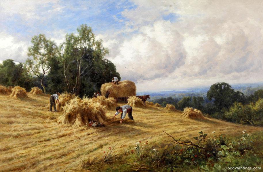 Harvesting in Surrey - Henry H. Parker