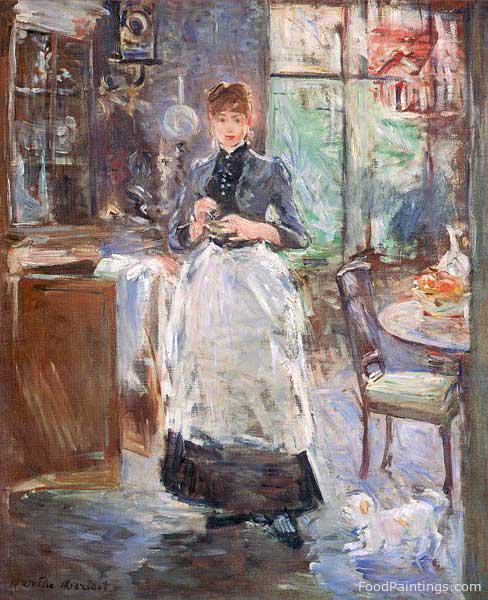 In the Dining Room - Berthe Morisot - 1886