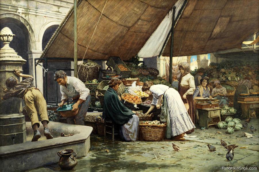 In the Market, Venice - Thomas Ellison