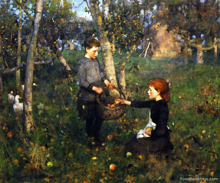 In the Orchard - James Guthrie - 1886
