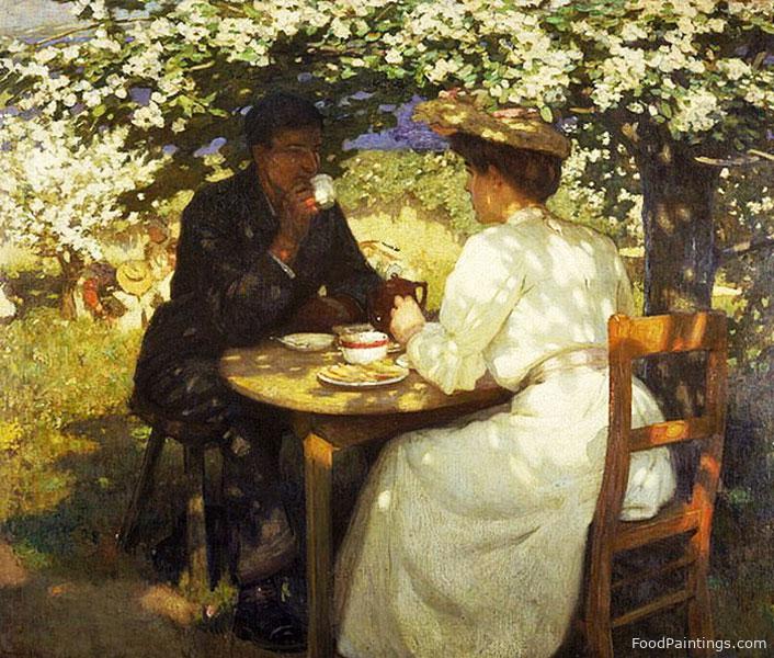 In the Spring Time - Harold Knight - c. 1908-1909
