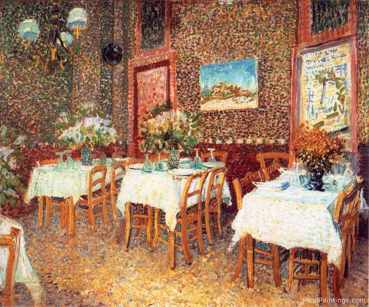 Interior of a Restaurant - Vincent van Gogh - 1887