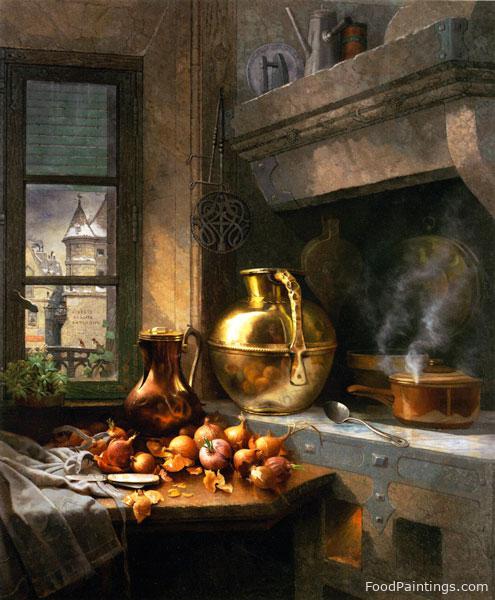 Kitchen Corner - Edwin Deakin - 1883