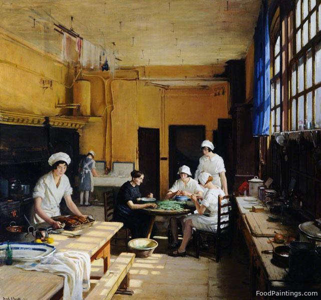 Kitchen Scene in the Beverley Arms - Frederick William Elwell - 1929