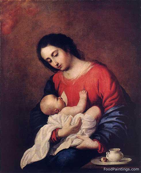 Madonna with Child - Francisco de Zurbaran - 1658