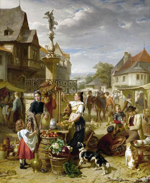 Market Day - Theodore Gerard - 1869