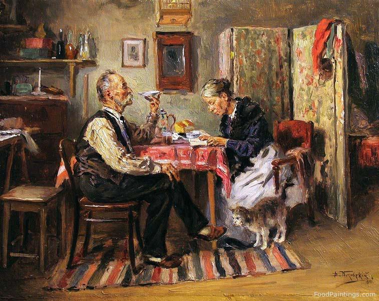 Morning Tea - Vladimir Makovsky - 1891