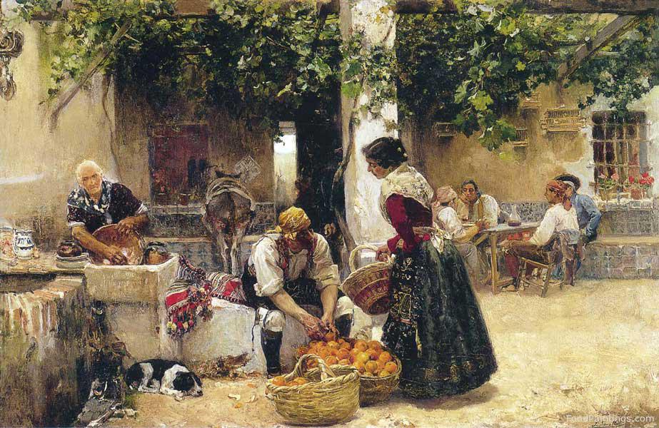 Orange Seller - Joaquin Sorolla - 1891