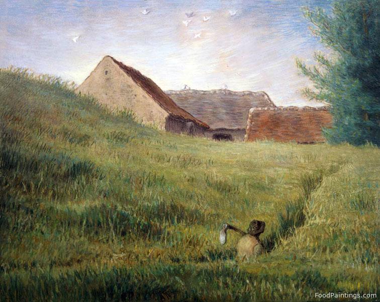 Path through the Wheat - Jean Francois Millet - c. 1867