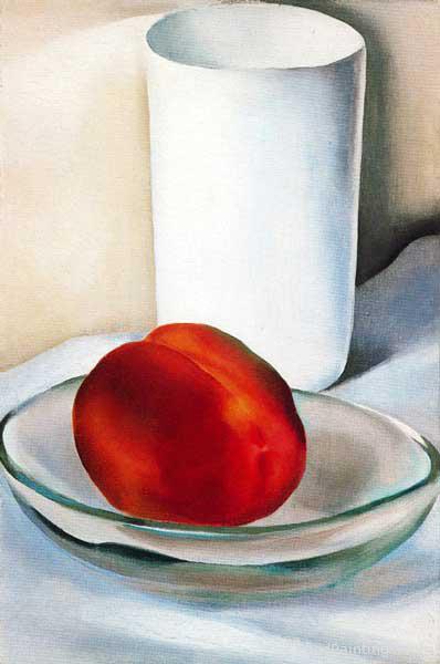 Peach and Glass - Georgia O'keeffe - 1927