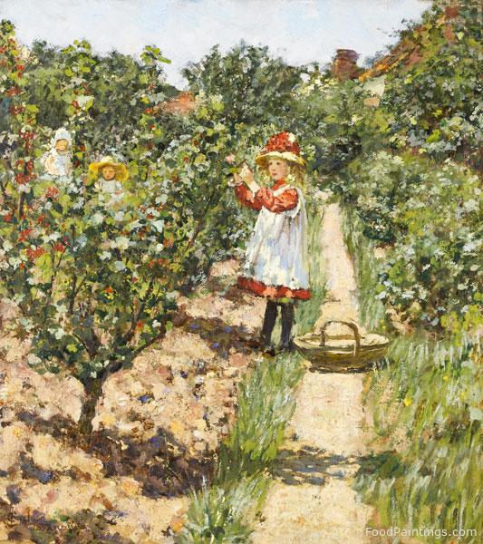 Picking Cherries - James Charles - 1898