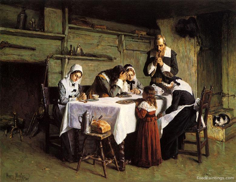 Pilgrims' Grace - Henry Mosler - 1897