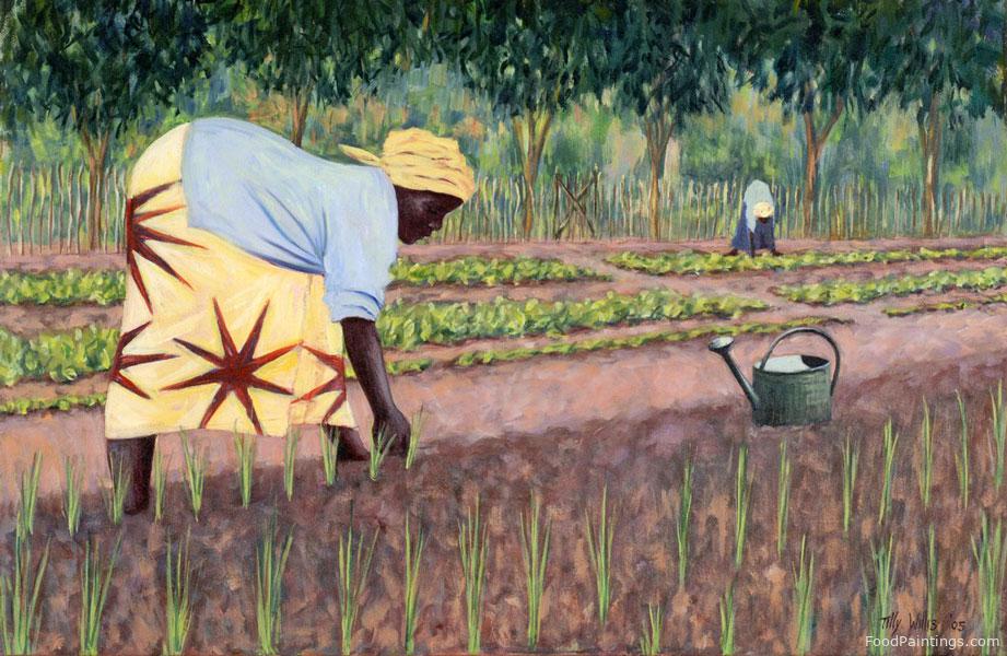 Planting Onions - Tilly Willi - 2005