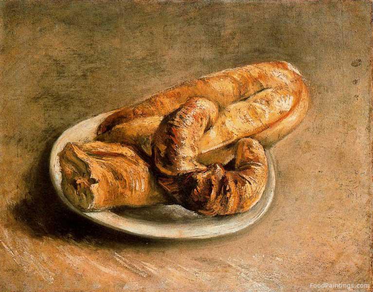 Plate with Bread - Vincent van Gogh - 1887