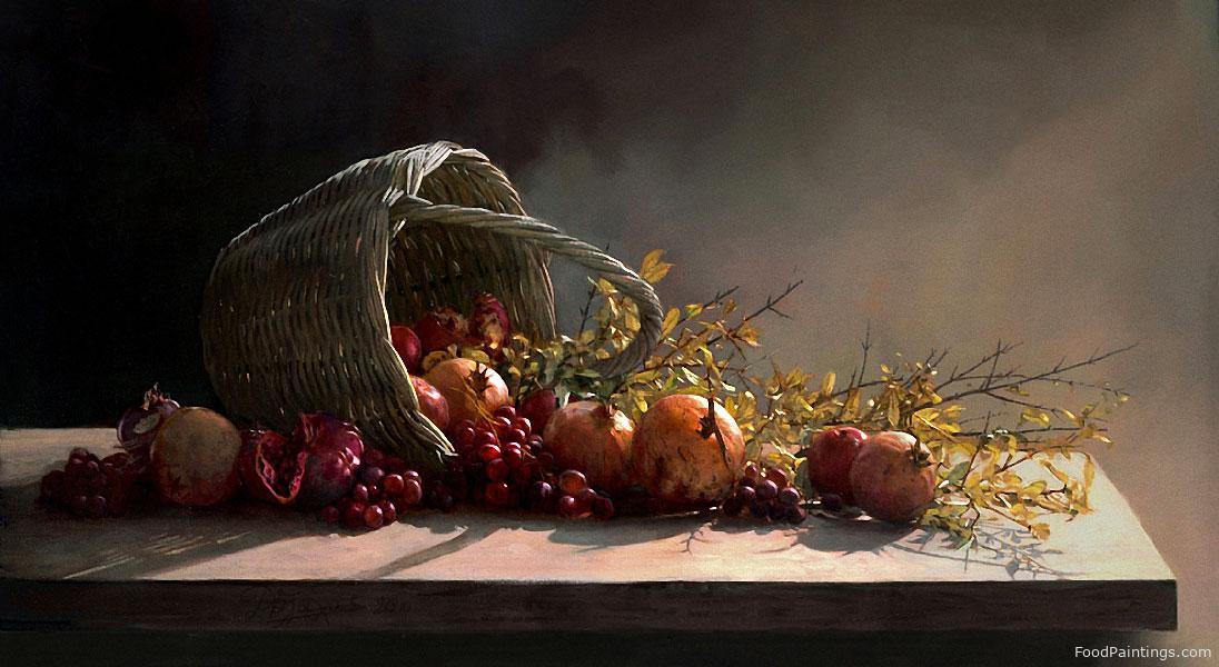 Pomegranates with a Basket - Demetrios Vlachos - 2010