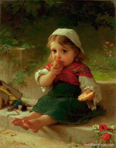 Portrait of a Child - Emile Munier - 1880