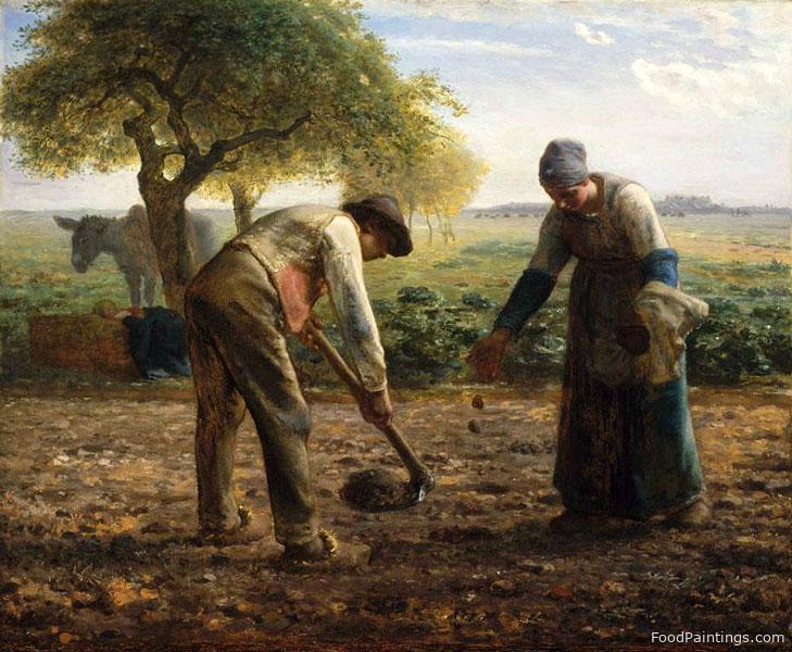Potato Planters - Jean Francois Millet - 1861