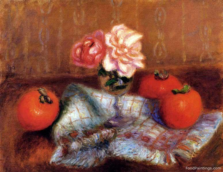 Roses and Persimmons - William Glackens - c. 1920