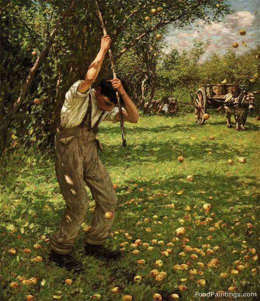 Shaking Down Cider Apples - Henry Herbert La Thangue