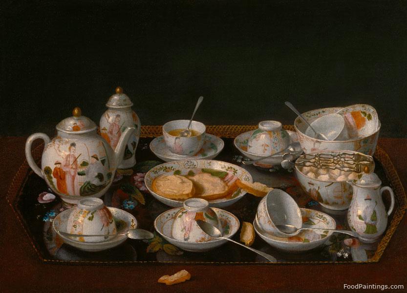Still Life: Tea Set - Jean Etienne Liotard - c. 1781-1783