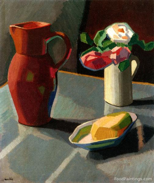 Still Life with Butter - Auguste Herbin - 1905