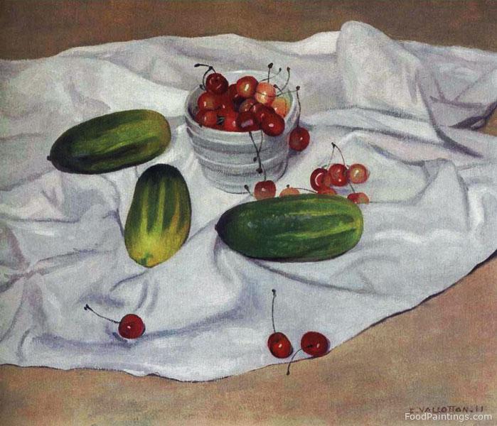 Still Life with Cucumbers - Felix Vallotton - 1911