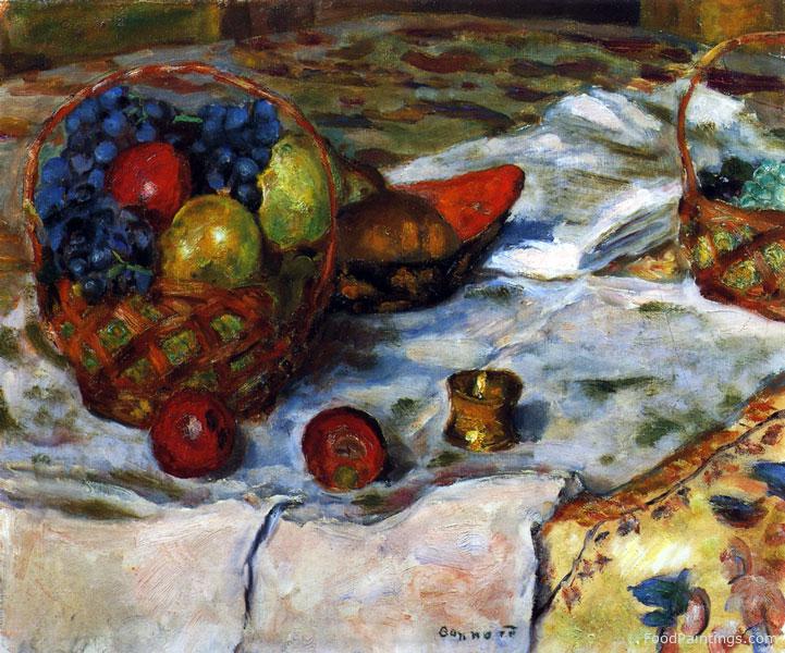 Still Life with Earthenware Dish - Pierre Bonnard - 1918