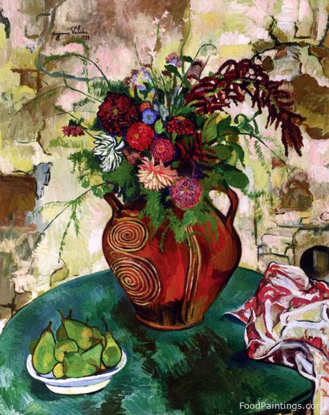 Still Life with Flowers and Fruit - Suzanne Valadon - 1932