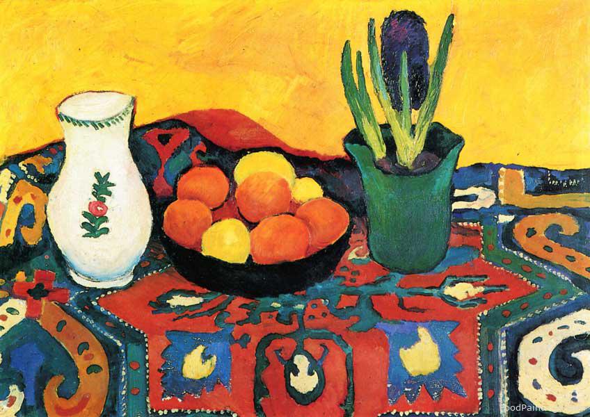 Still Life with Fruits - August Macke - 1910