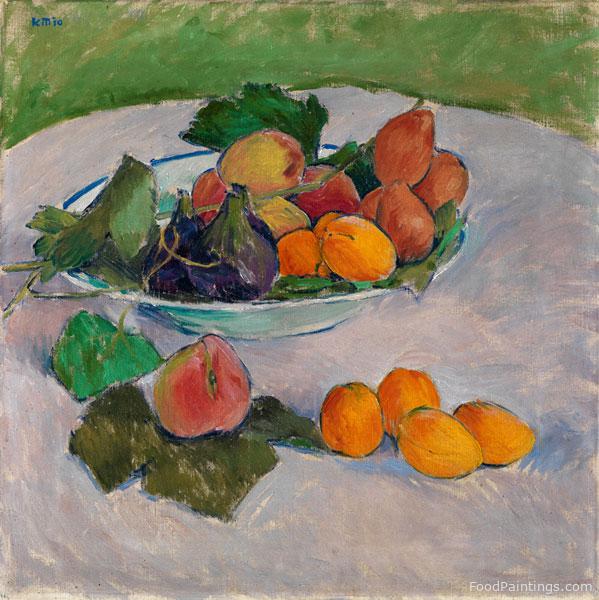 Still Life with Fruits and Leaves - Koloman Moser - 1910
