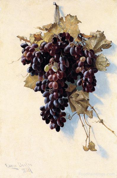 Still Life with Grapes - Edwin Deakin - 1888