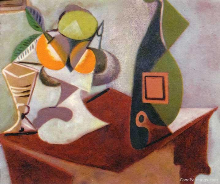 Still Life with Lemon and Oranges - Pablo Picasso - 1936