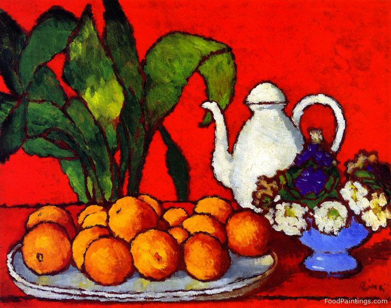 Still Life with Oranges - Jozsef Rippl Ronai - c. 1910