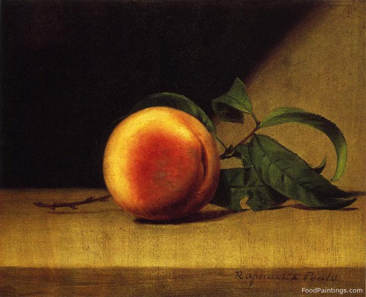 Still Life with Peach - Raphaelle Peale - c. 1816