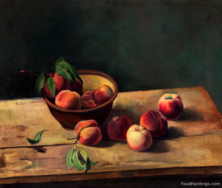 Still Life with Peaches - Walter Bar Chapell - c. 1935