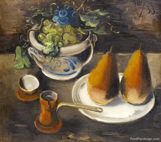 Still Life with Pears - Aleksandr Vasilievich Shevchenko - 1833
