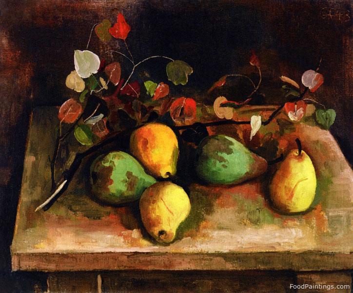 Still Life with Pears - Karl Hofer - 1943
