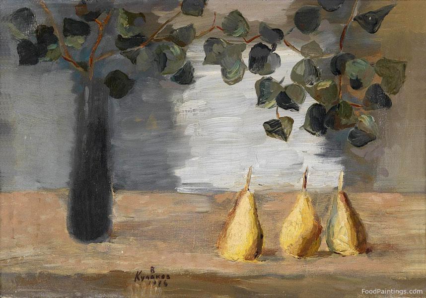 Still Life with Pears - Mikkail Kulakov - 1976
