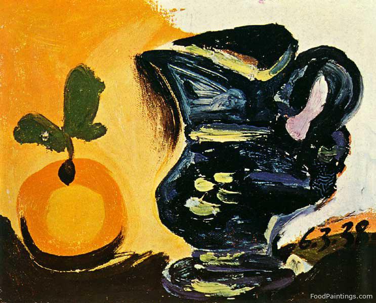 Still Life with Pitcher - Pablo Picasso - 1938