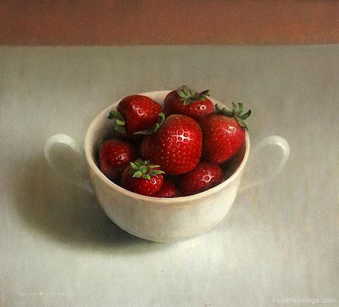 Still Life with Strawberries - Jos van Riswick - 2009