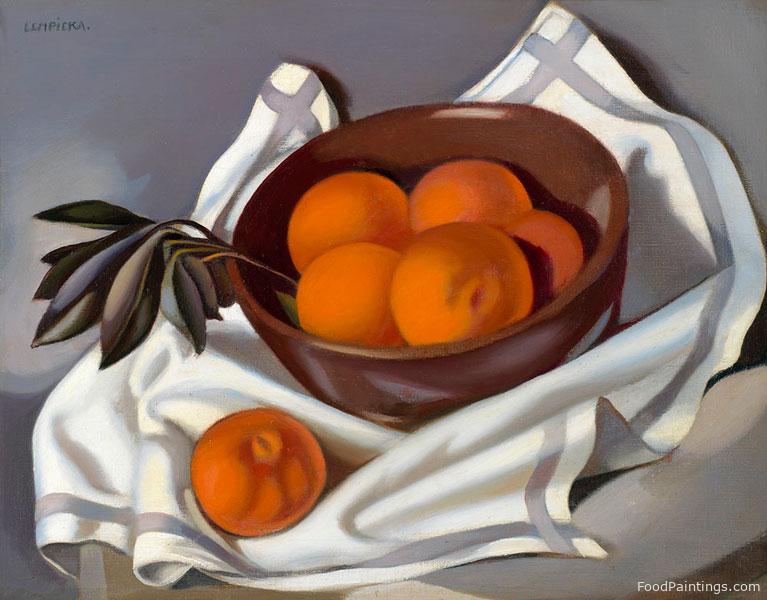 Still Life with Tangerines - Tamara de Lempicka - 1942
