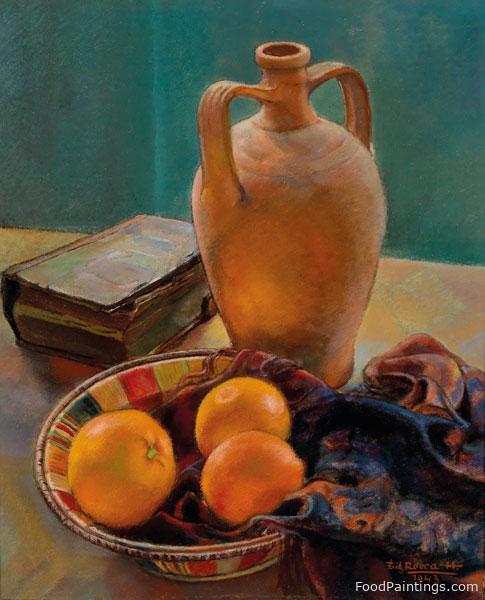 Still Life with Three Oranges - Fritz Rocca Humpoletz - 1943