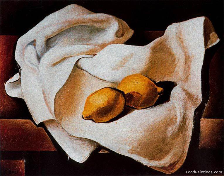 Still Life with Two Lemons - Salvador Dali - 1926