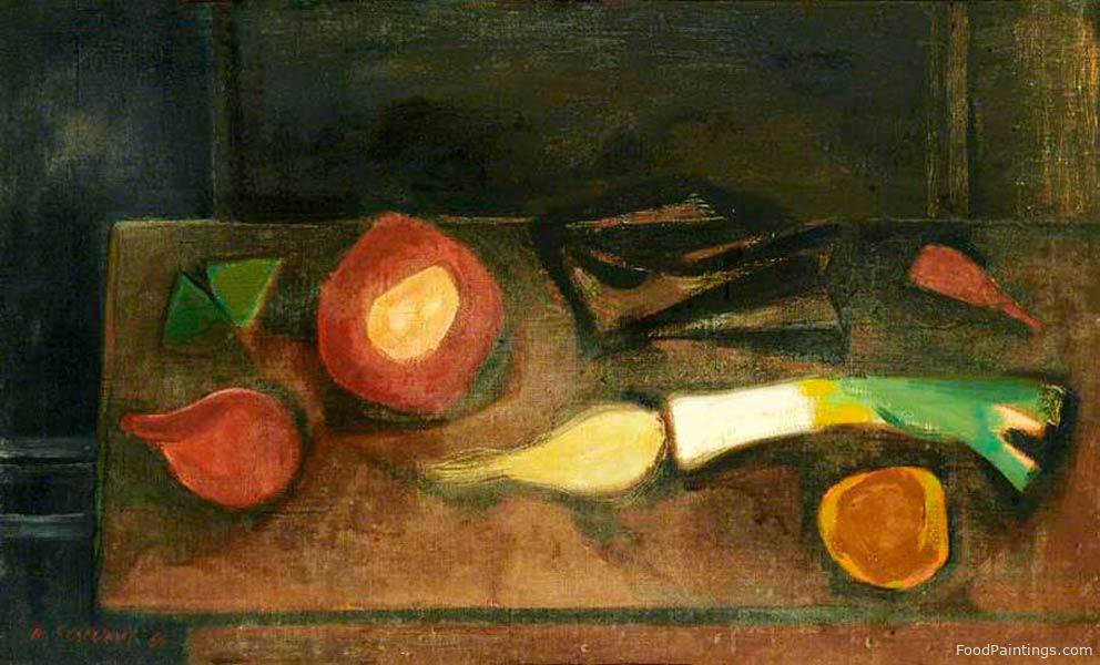 Still Life with Vegetables - Morris Kestelman - 1958