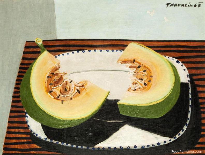 Still Life with a Melon - Arnost Paderlik - 1968