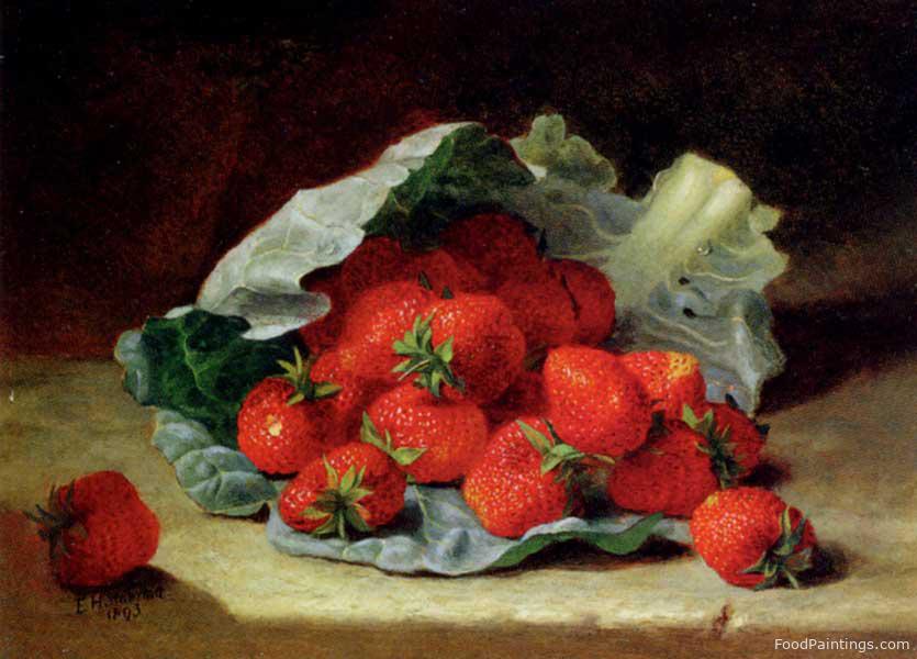 Strawberries on a Cabbage Leaf - Eloise Harriet Stannard - 1893