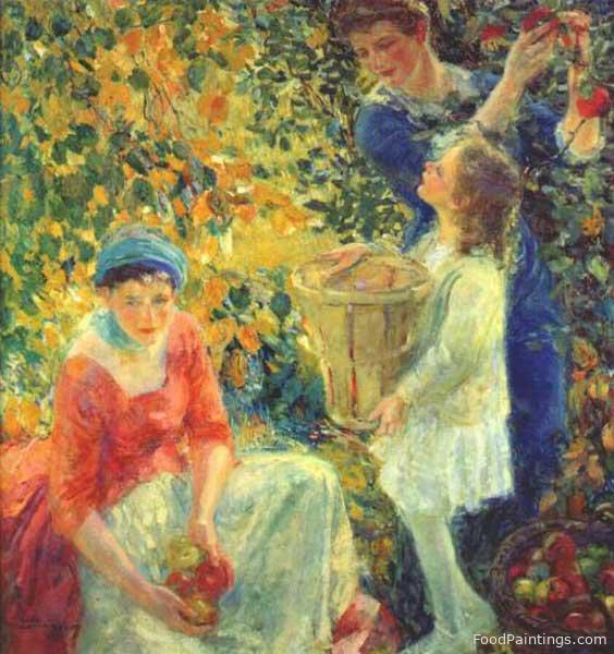 The Apple Gatherers - Karl Anderson - 1912