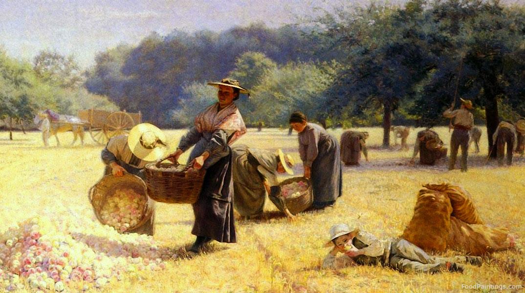 The Apple Harvest - Istres Contencin - 1893