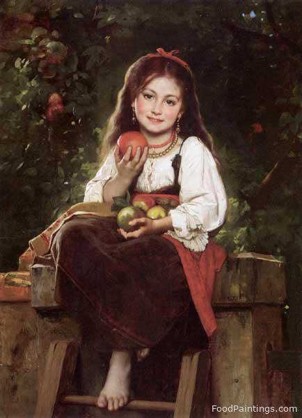 The Apple Picker - Leon Bazile Perrault - 1879