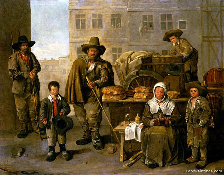 The Baker's Cart - Jean Michelin - 1656